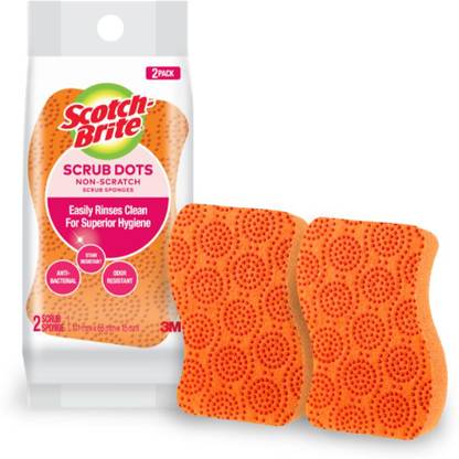 Scotch-Brite Scrub Dots Non-Scratch Sponge Scrub Sponge