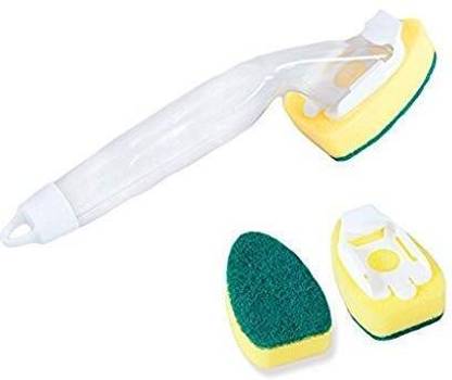 PAVITYAKSH DISH WAND Dishwashing Sponge with Handle Heavy Duty Dish Wand Brush Scrub Sponge