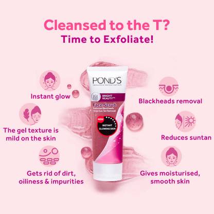 POND's Bright Beauty Face Scrub Remove Blackheads & Sun Tan Scrub