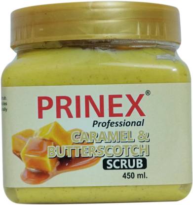 Prinex Exfoliating Butterscotch Body & Face Scrub for Tan & Blackheads Removal Scrub