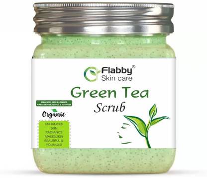 flabby skin care Green Tea Face Scrub For Nourishes & Hydrates Skin | Gently Exfoliates Skin Scrub