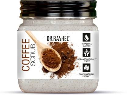 DR.RASHEL Coffee Scrub For Face & Body with Coffee Extracts & Vitamins | Skin Revitalizing Scrub