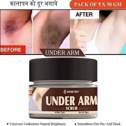 Rosevely Premium underarm darkness removal whitening scrub Scrub