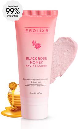 Prolixr Black Rose Honey Scrub - For Pigmentation - All Skin Types -20Gm Scrub