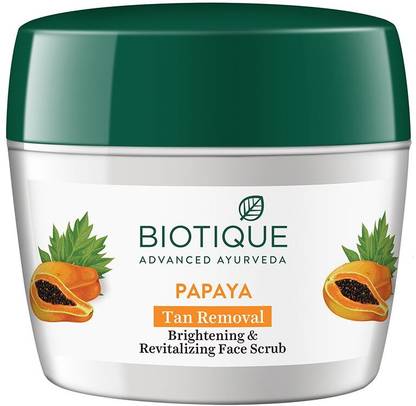 BIOTIQUE Bio Papaya Revitalizing Tan-Removal Scrub 235Gm Scrub