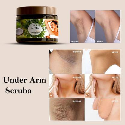 VANMITTA Underarm Scrub for Blackhead Removal & Soft Skin-100% Natural (50g) Scrub