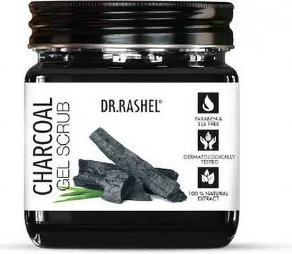 Dr rashell CHARCOAL FACE & BODY GEL SCRUB Scrub