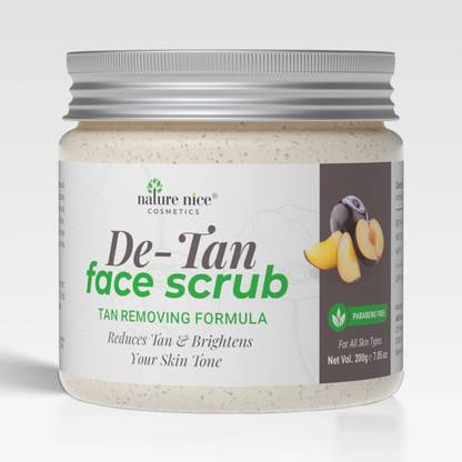 Nature Nice De-Tan Face Scrub With Black Plum & Grape Scrub