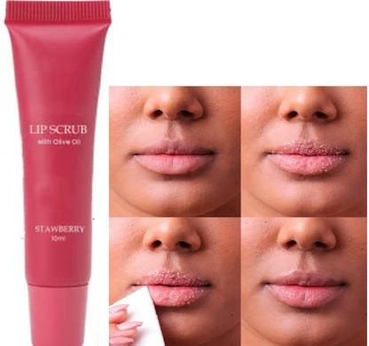 GABBU new Lip Scrub For , Lip Shine, Glossy, Soft With Lip Lightening  Scrub