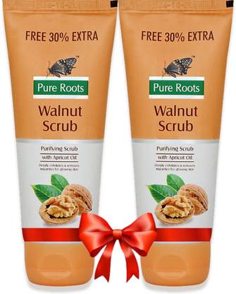 Pure Roots Walnut Scrub Pack of 2 (100g*2) Scrub