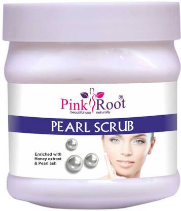 PINKROOT Pearl Scrub Enriched with Honey Extract & Pearl Ash Scrub