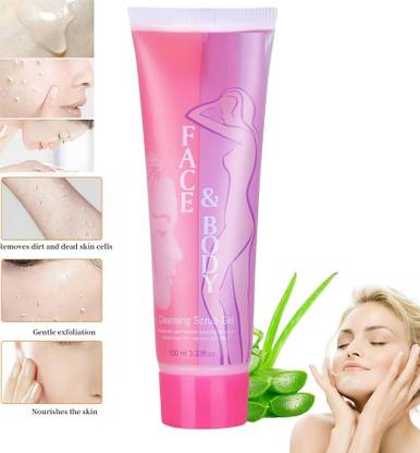 AGLEY Face & Body Cleansing Scrub Gel Strawberry Scrub face and body scrub gel Scrub