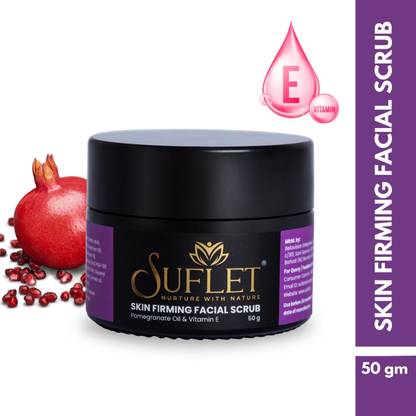 Suflet Gentle Exfoliating Face Scrub | Removes Dead Skin & Blackheads | Detan & Glow Scrub