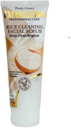 PRETTY COWRY Rice Cleaning Facial Scrub Deep Clean Brighter Scrub