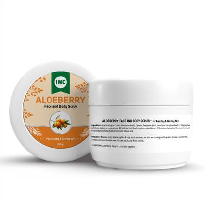 IMC Aloeberry Scrub | Gently Buffs Dead Skin, Reveals Healthy, Silky-Smooth Skin Scrub