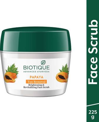 BIOTIQUE Bio Papaya Revitalizing Tan-Removal Scrub 235Gm Scrub