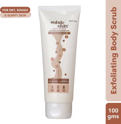 Subtle Skin AHA, BHA & PHA Exfoliating Body Scrub | For Dry, Rough & Bumpy Skin Scrub