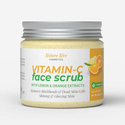 Nature Nice Vitamin-C Face & Body Scrub with Lemon Extracts Scrub