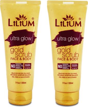 LILIUM SCRB-200ML-GLD-TUBE-2PC Scrub