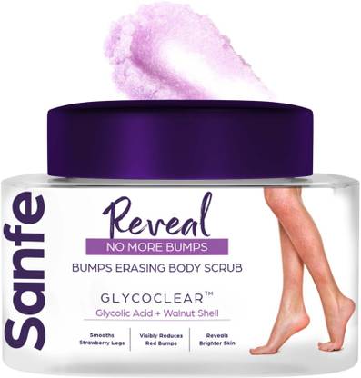 Sanfe Reveal No More Bumps Erasing Body Scrub for Rough & Bumpy Skin, Tan Removal Scrub