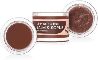 MYEONG Duo Balm Scrub Coffee Extract Nourishing Softens Dry Chapped Lips Scrub