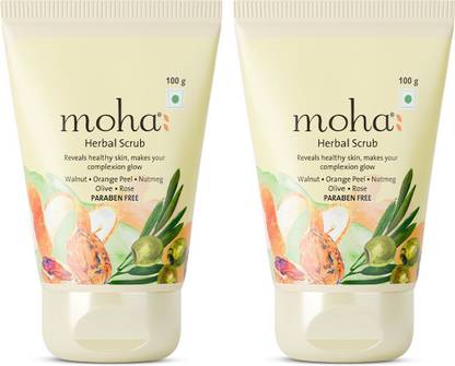 Moha Walnut Face Scrub with Aloe Vera | Gentle Exfoliation for Glowing Skin Scrub
