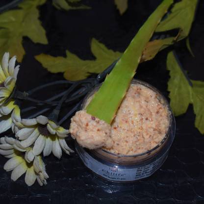 Chilife All Natural Face Scrub with the goodness of Oats, Almonds & Flax Seeds Scrub