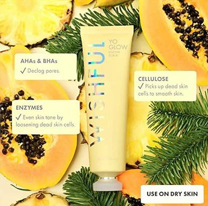 YENCE ULTRA Natural WISHFUL YO GLOW ENZYME SCRUB Scrub