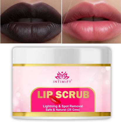INTIMIFY Lip Scrub For Smokers | Softens, Exfoliates & Hydrates Lips | For Men & Women Scrub