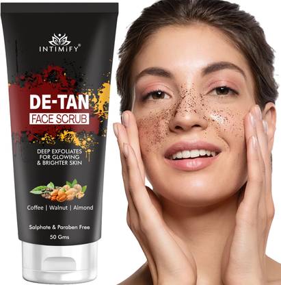 INTIMIFY De-Tan Scrub For Face & Body| Deep Pore Cleansing | Dirt Removal Scrub