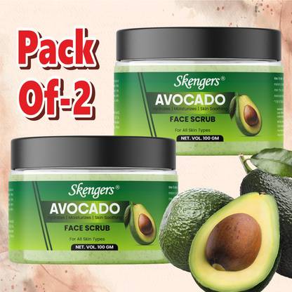 skengers Avocado face scrub Tan Removal Healthy&Glowing skin women&men Combo face Scrub