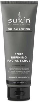 Sukin Oil Balancing Pore Refining Facial Scrub 125Ml Scrub