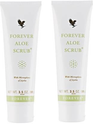 FOREVER Aloe Scrub for Dead Skin Cells pack of 2 Scrub