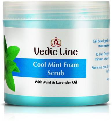 Vedic Line Cool Mint Foam  Scrub
