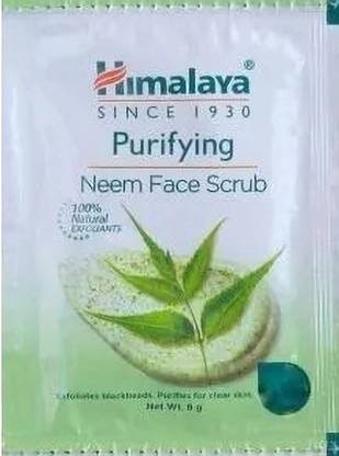 HIMALAYA Purifying neem scrub 8gm, Pack of 12 Scrub