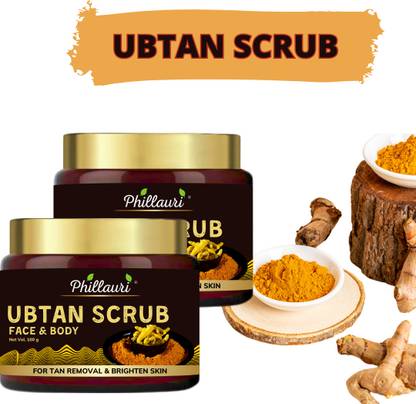 Phillauri Ubtan Face Scrub For Glowing Skin Ubtan For Bright Skin  Scrub