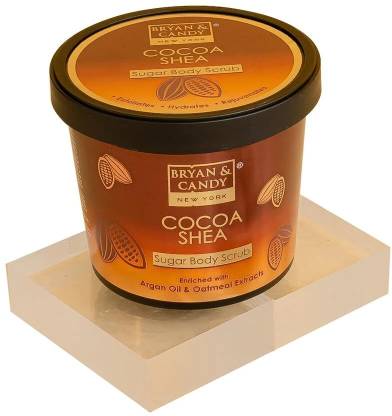 Bryan & Candy Cocoa Shea Sugar Body Scrub PH 5.5 For Tan Removal & Exfoliation Scrub