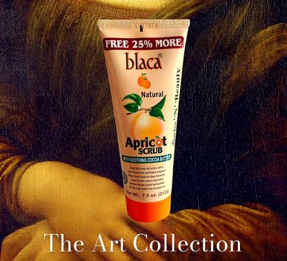 blaca Apricot Scrub with soothing Cocoa Butter Scrub