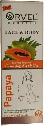 orvel Cleansing Scrub Gel Papaya-B28 Scrub