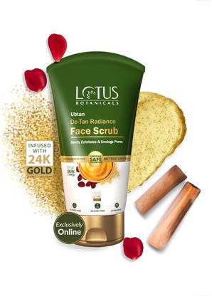 Lotus Botanicals Ubtan De-Tan Radiance Face  Scrub