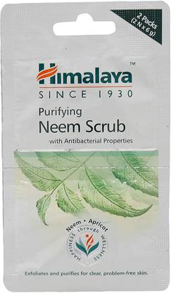 HIMALAYA Neem Scrub Twin Pack Sachet 12 gm Scrub