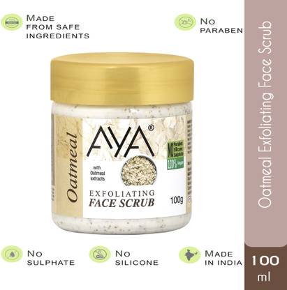 AYA Oatmeal Exfoliating Face Scrub, Scrub
