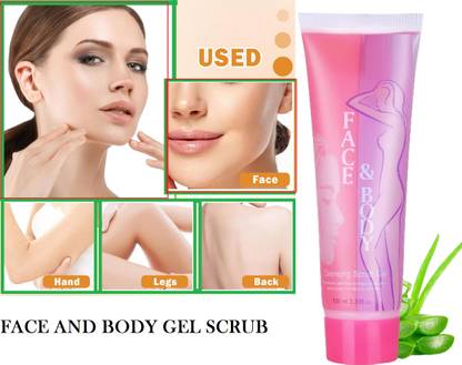 PERLENTE Face & Body Cleansing scrub Aloevera Gel Scrub NH-785 Scrub