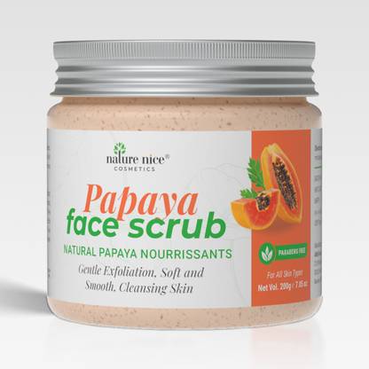Nature Nice Papaya Face and Body Scrub with Honey Extract Scrub