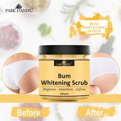 PARK DANIEL Bum Butt Booty Skin Whitening Body Scrub - Pack of 2 of 100 gms(200 gms) Scrub