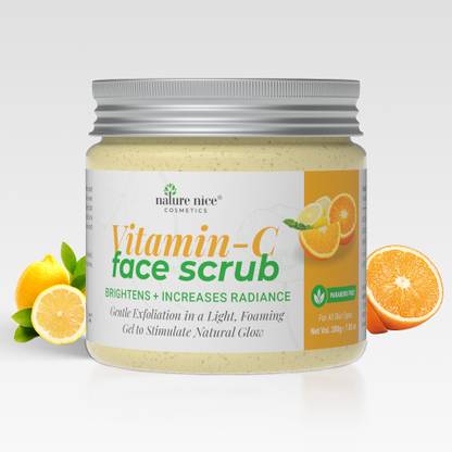Nature Nice Vitamin-C Face & Body Scrub with Lemon Extracts Scrub