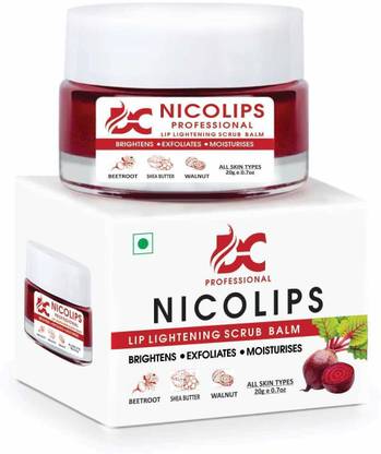 DC PROFESSIONAL NicoLips Lip Scrub For Lightening & Brightening Dark Lips  Scrub