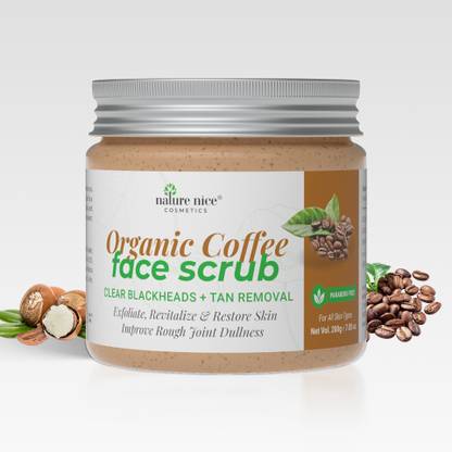 Nature Nice Organic Coffee Scrub with Real Coffee Beans Scrub