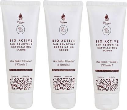Daimaa Organics Bio Active Tan Removing & Exfoliating Dirt & Blackhead Remove Walnut Face Scrub