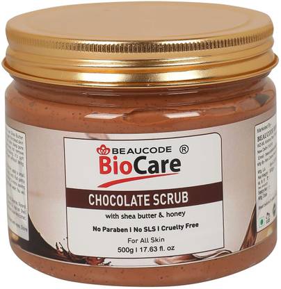 BEAUCODE BioCare Chocolate Face Scrub For Women & Men For All Skin Types No Paraben||No SLS|| Scrub